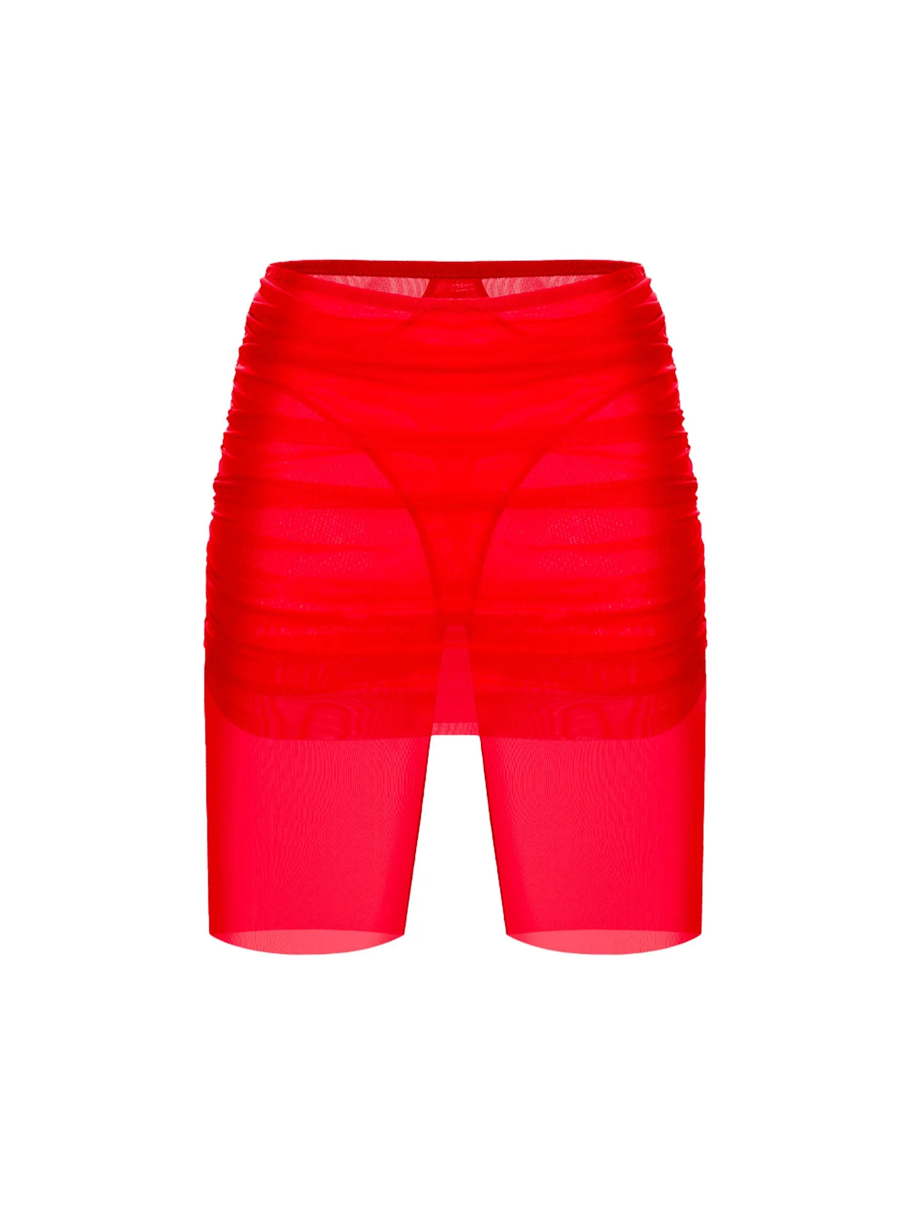 Amora Red Shorts