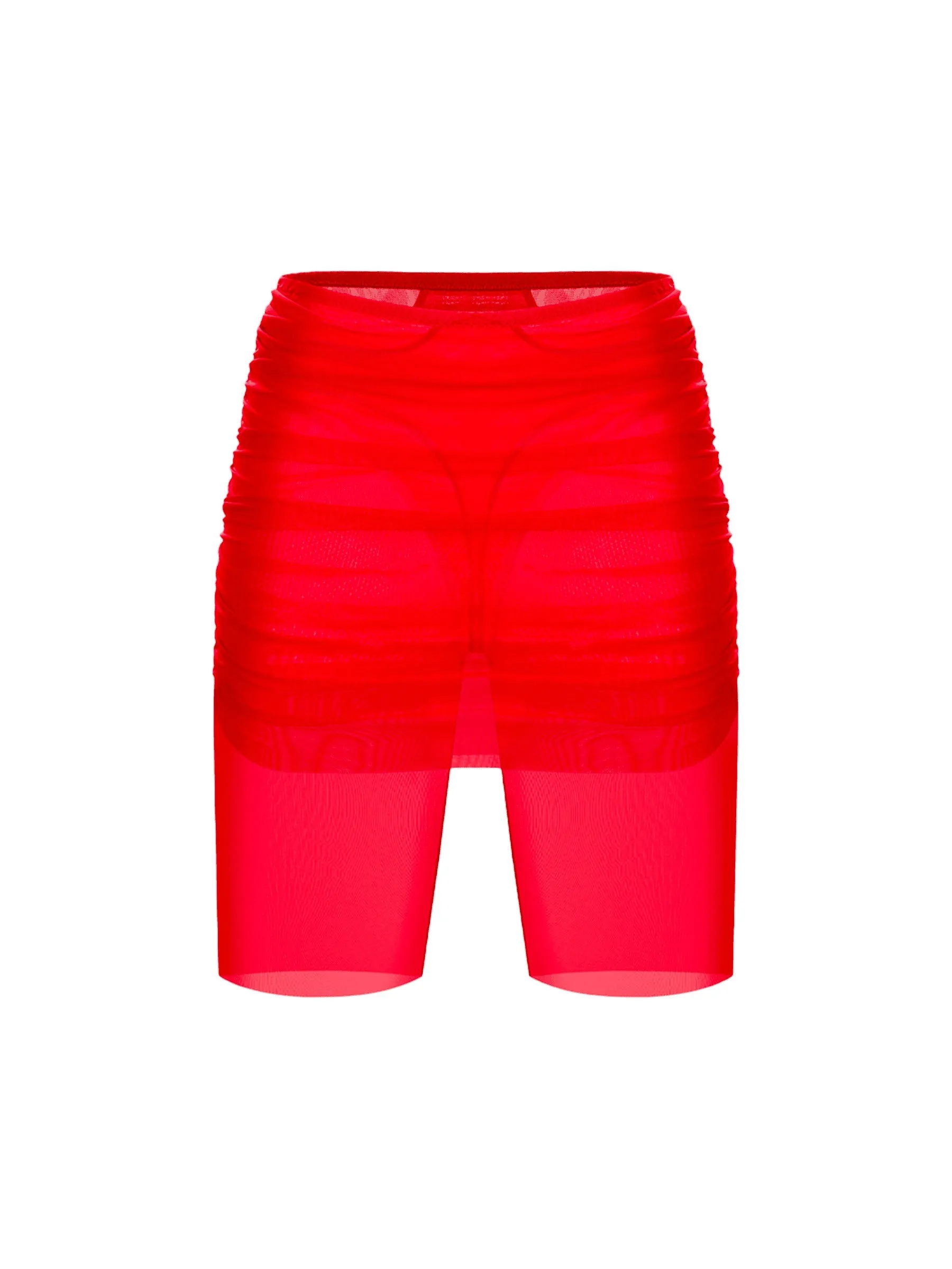 Amora Red Shorts