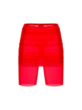 Amora Red Shorts