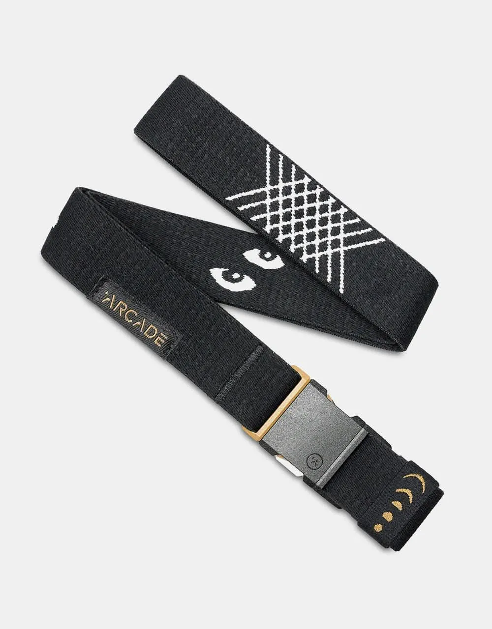 Arcade Reverb Slim Belt - Black/White