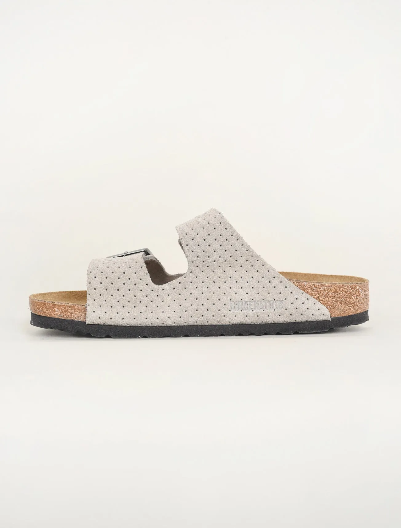 Arizona Embossed Sandal, Stone Dot