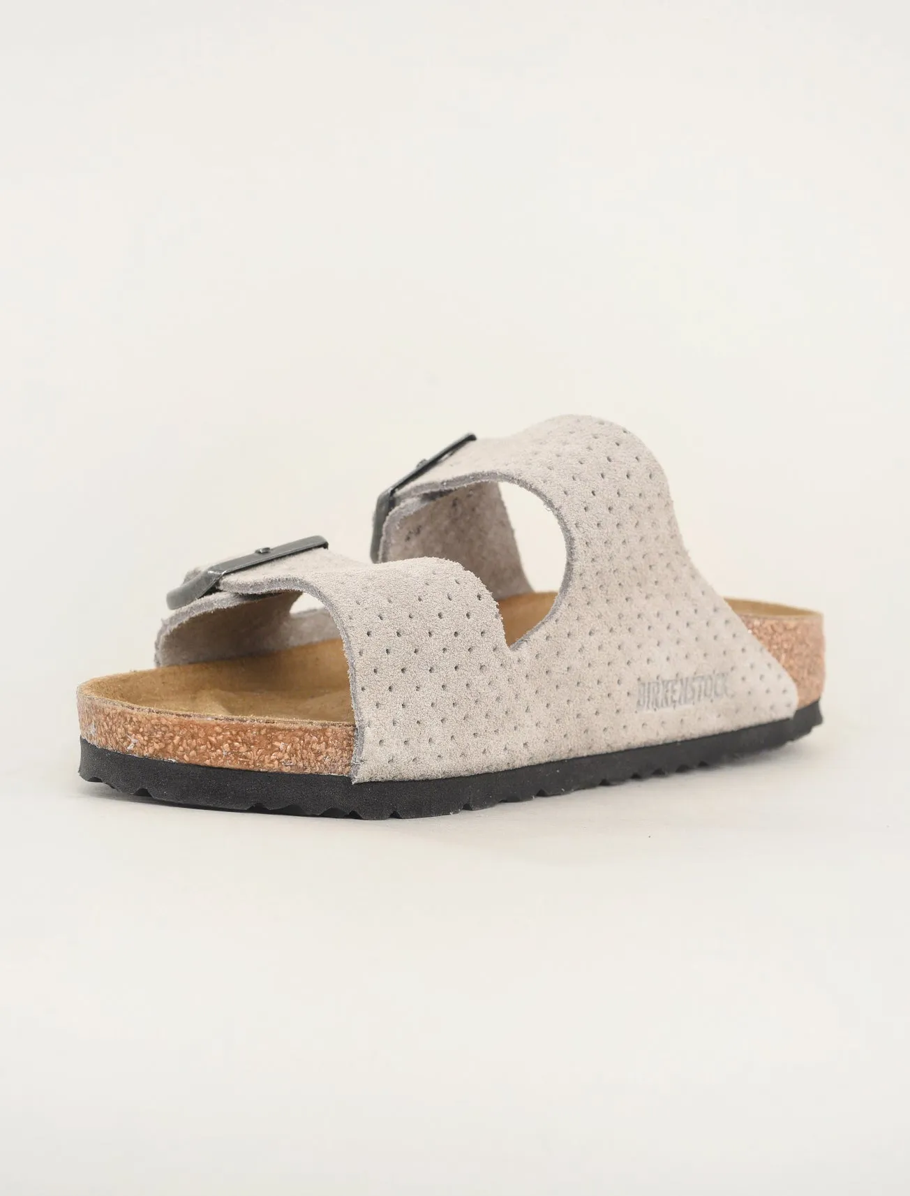 Arizona Embossed Sandal, Stone Dot