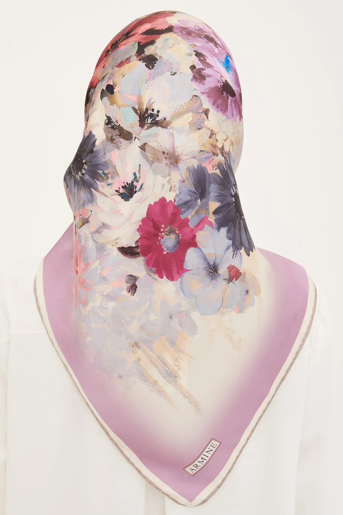 Armine Estella Floral Silk Scarf #7