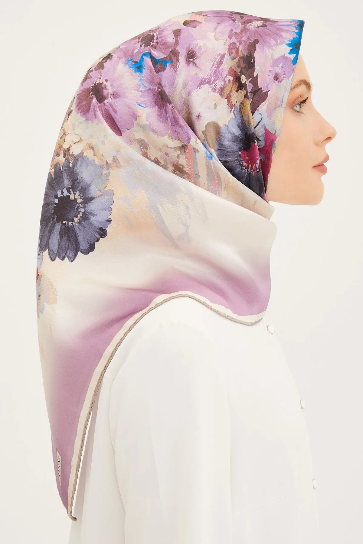 Armine Estella Floral Silk Scarf #7