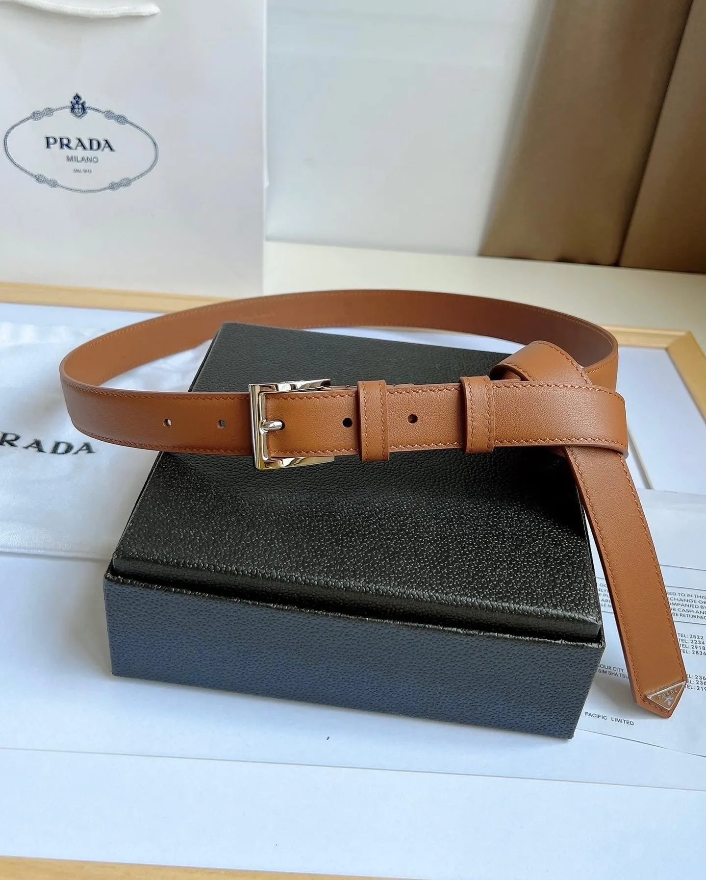 BL186 PD Leather Belt / 25mm