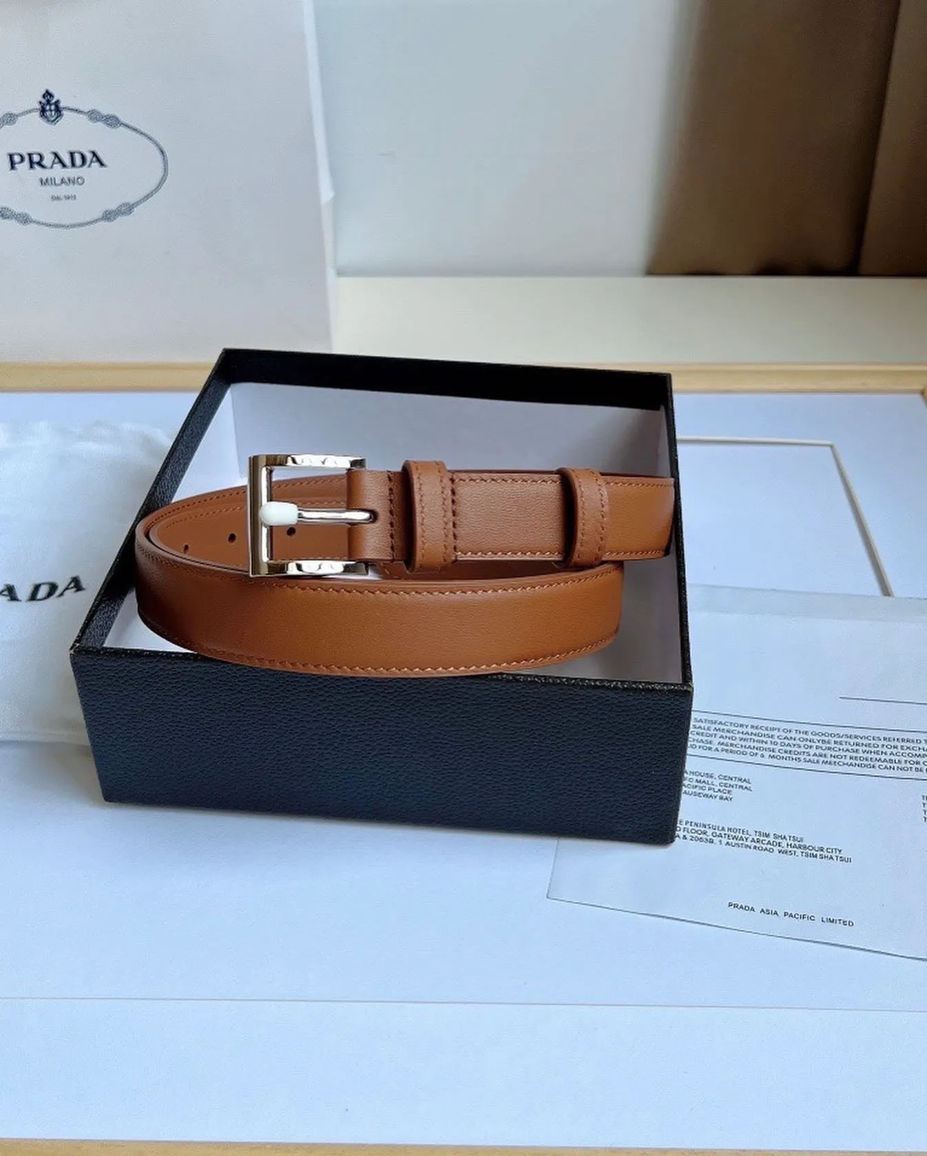 BL186 PD Leather Belt / 25mm