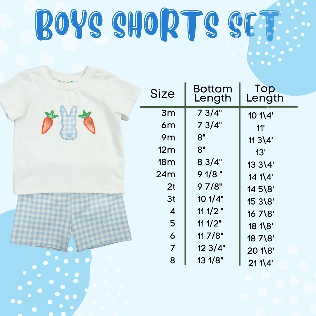 Boys Seersucker Short Set