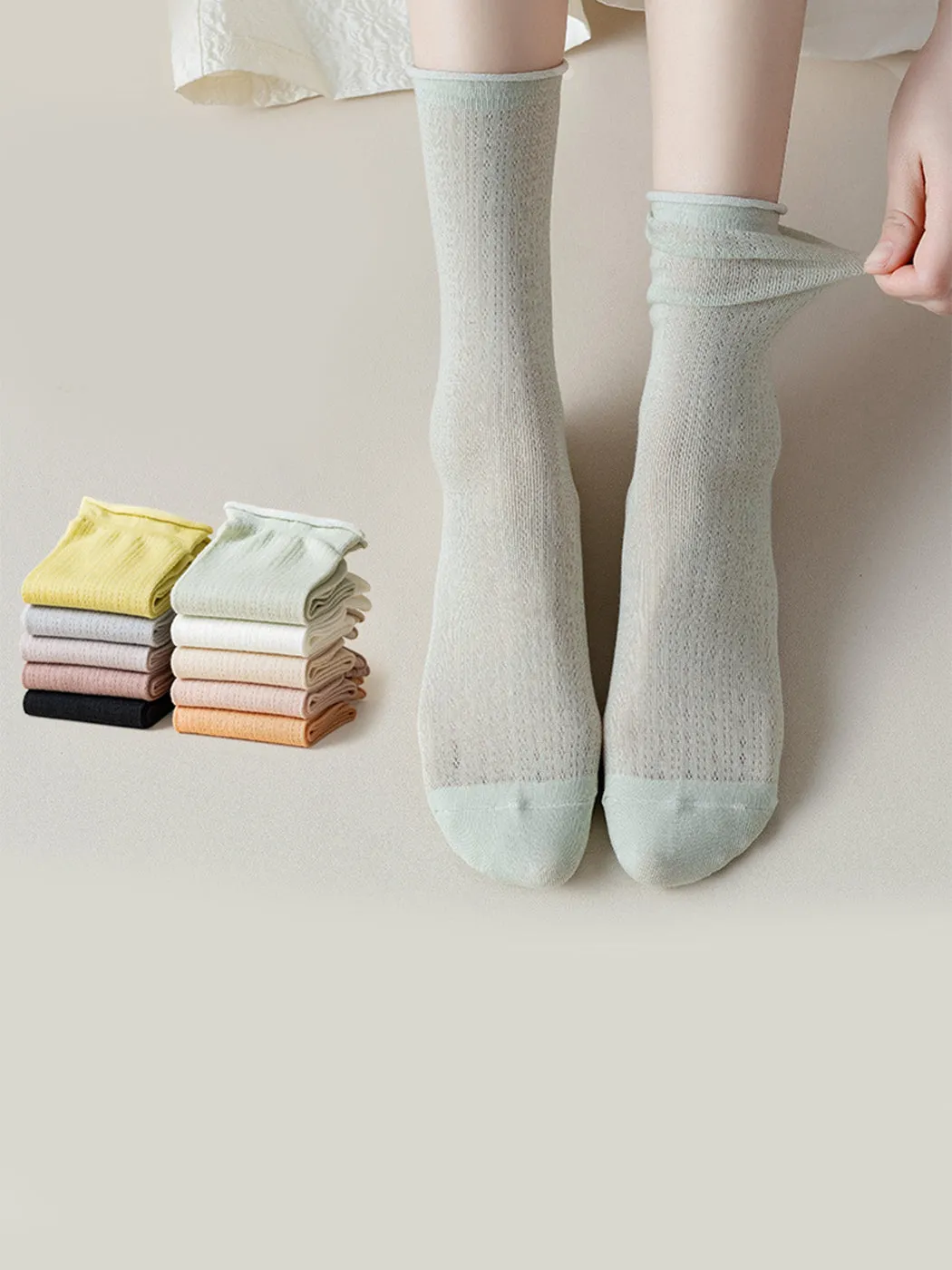 Breathable Mesh Ankle Socks