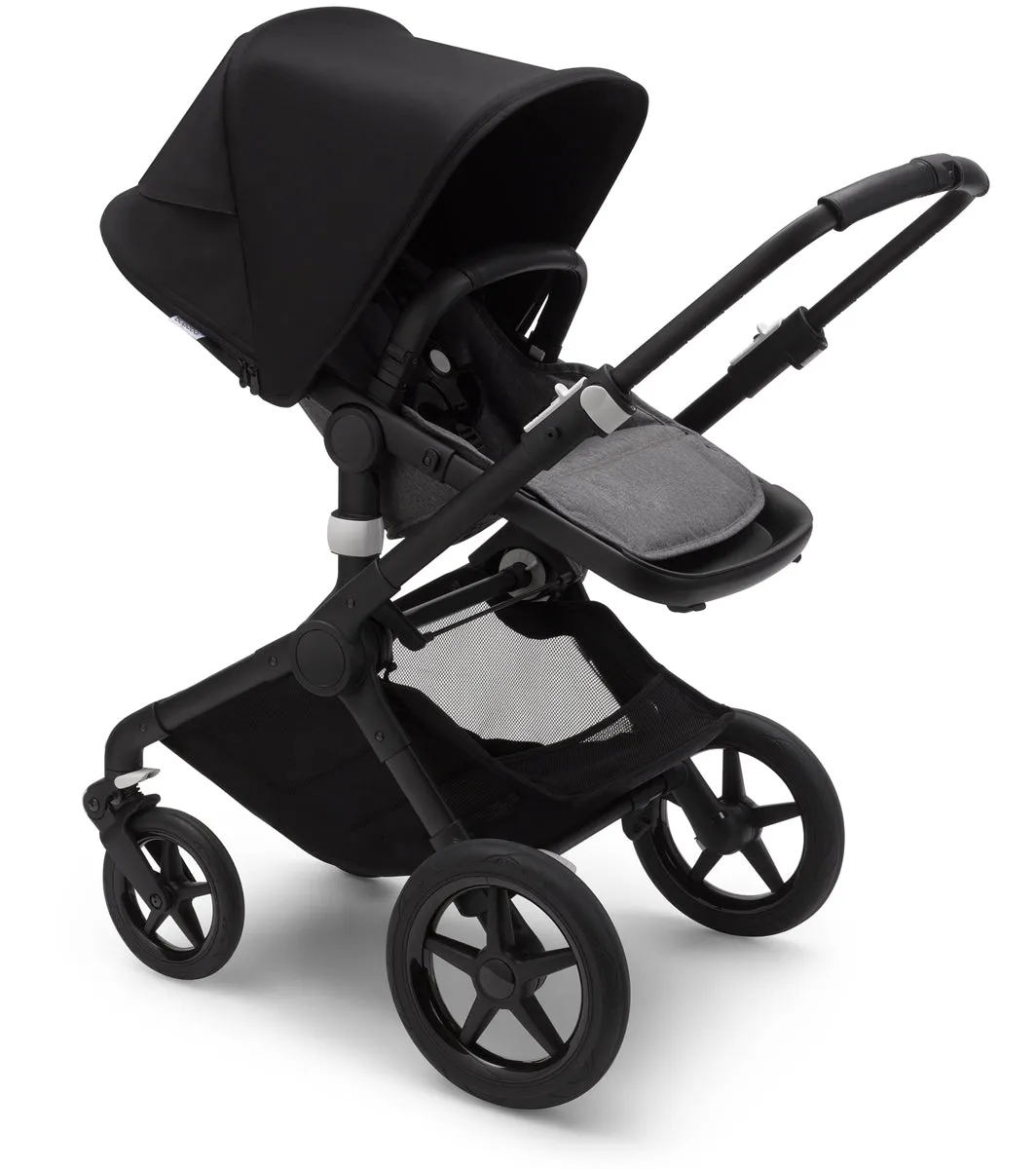 Bugaboo Fox2 Complete Stroller - Black/Grey Melange/Black