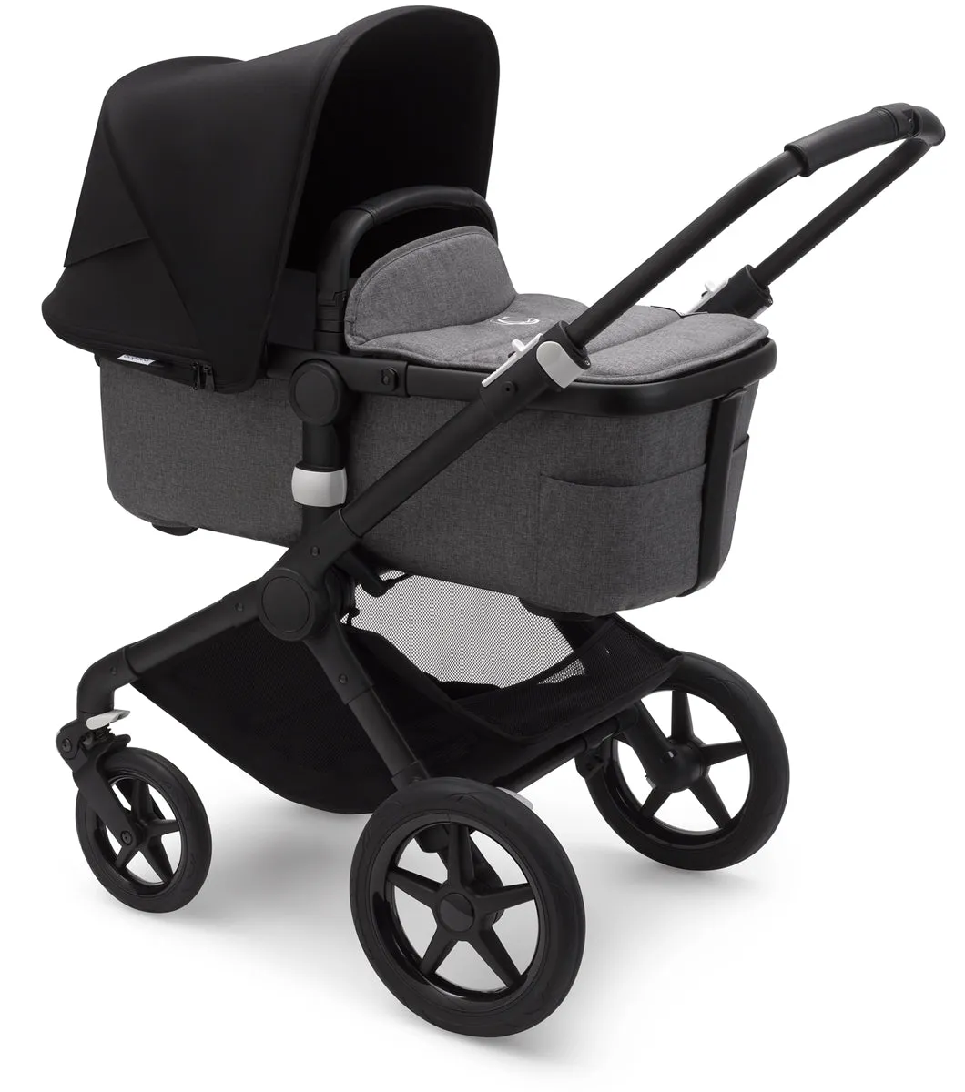 Bugaboo Fox2 Complete Stroller - Black/Grey Melange/Black