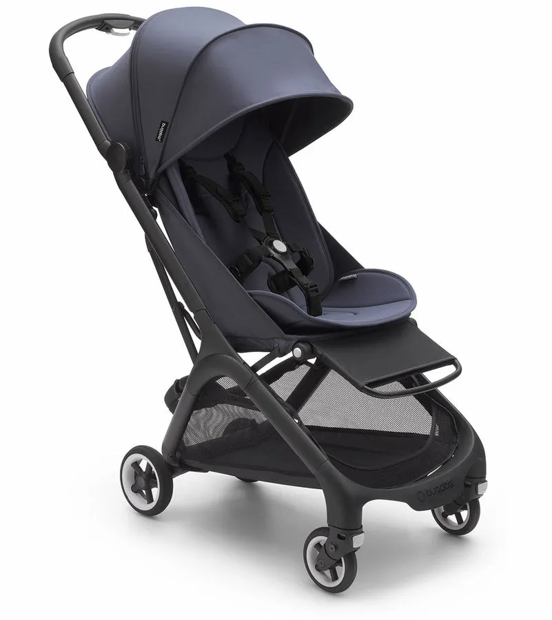 Bugaboo OPEN BOX Butterfly Complete Compact Stroller - Black / Stormy Blue