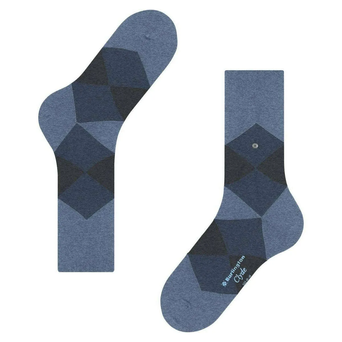 Burlington Clyde Socks - Light Jeans Grey