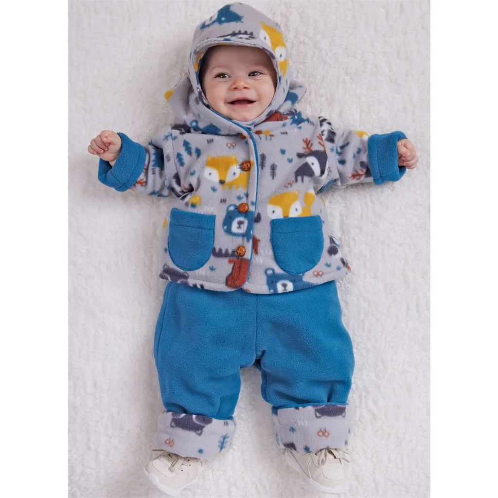 Butterick Pattern B6969 Infants' Jacket, Overalls, Pants, Hats and Mittens