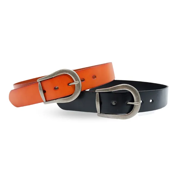 CATALINA - Women's Tan Genuine Leather Belt