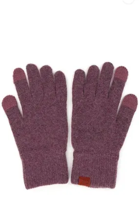 C.C. Soft Recycled Yarn Touchscreen Gloves - 6 Colors!