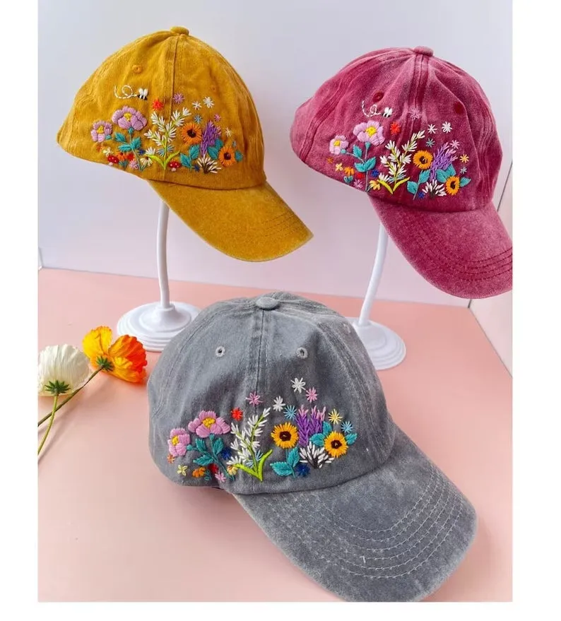 Colorful Flowers Hats