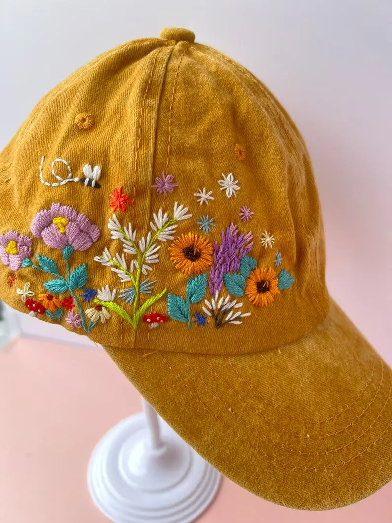 Colorful Flowers Hats