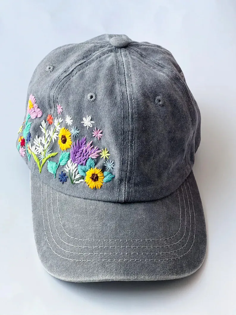 Colorful Flowers Hats