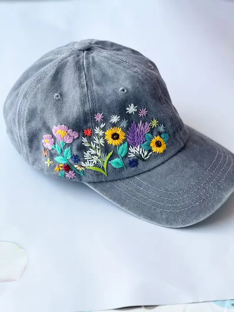 Colorful Flowers Hats