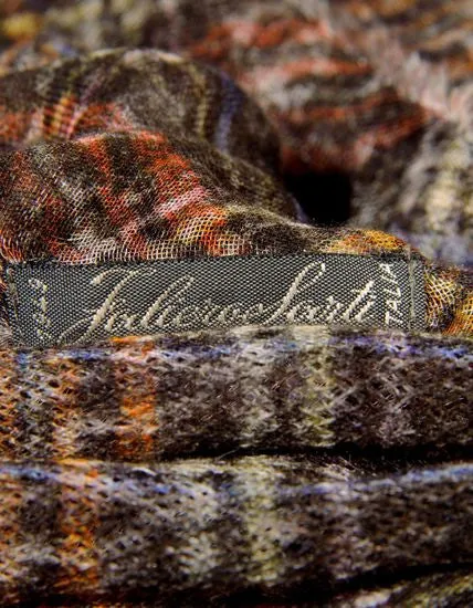 Exclusive Faliero Sarti scarf in alpaca and silk