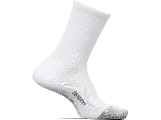 Feetures Elite Light Cushion Mini Crew (White)