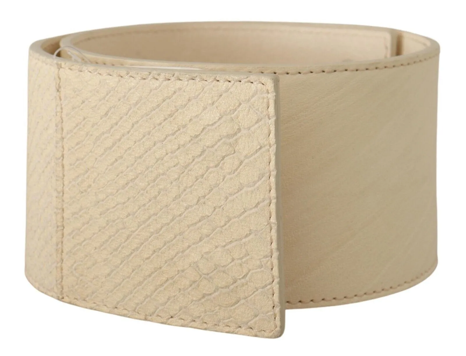 GF Ferre Elegant Off-White Fashion Belt