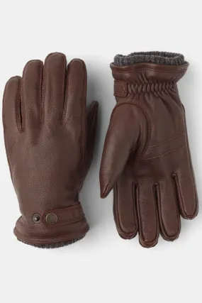 Hestra Leather Utsjö Gloves (Espresso)