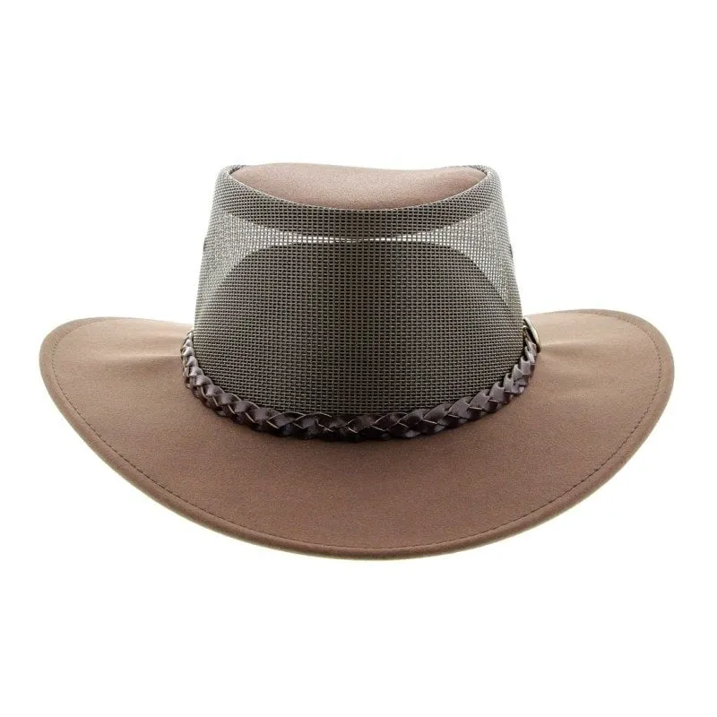 Jacaru Hats Rizon PU Suede - Brown