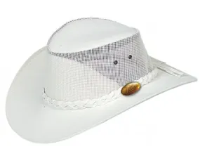 Jacaru Hats Rizon PU Suede - White