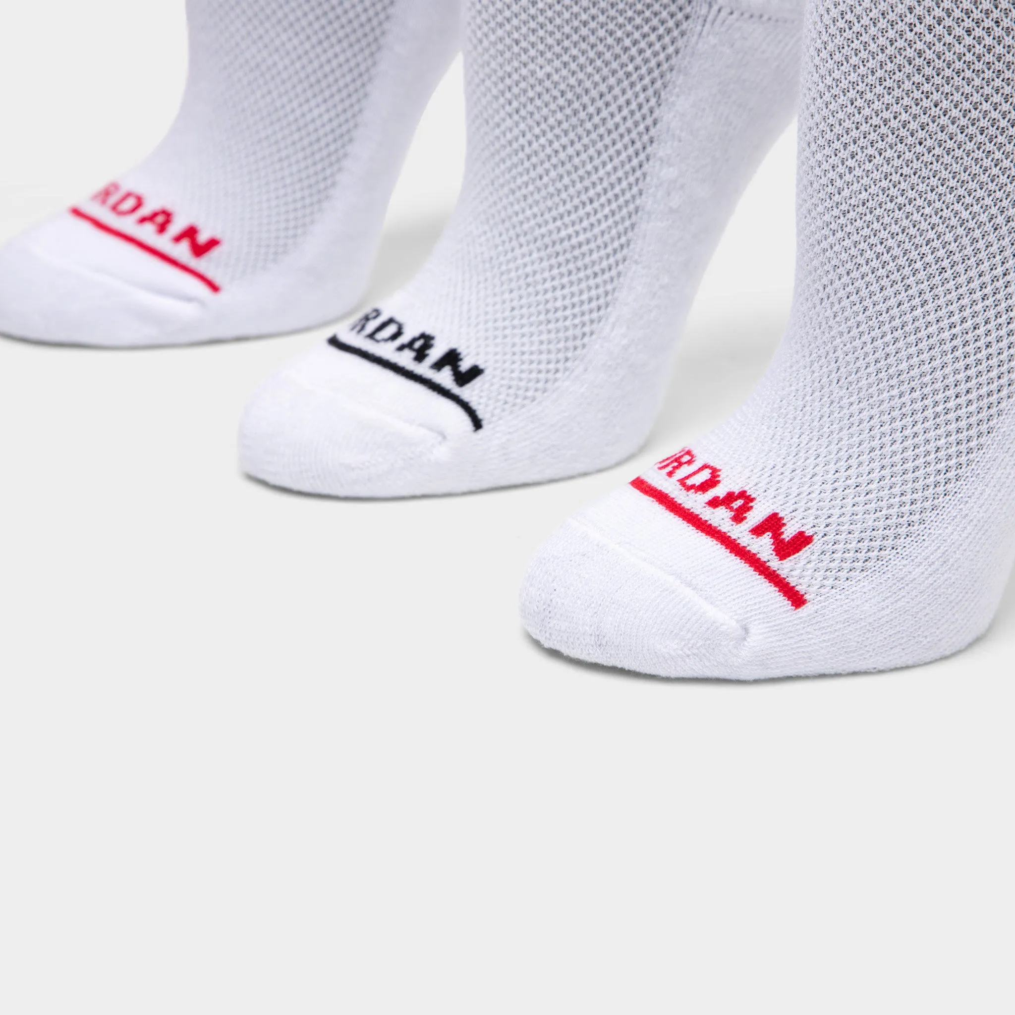 Jordan Legend Juniors' Crew Socks Box Set (6 Pack) / White