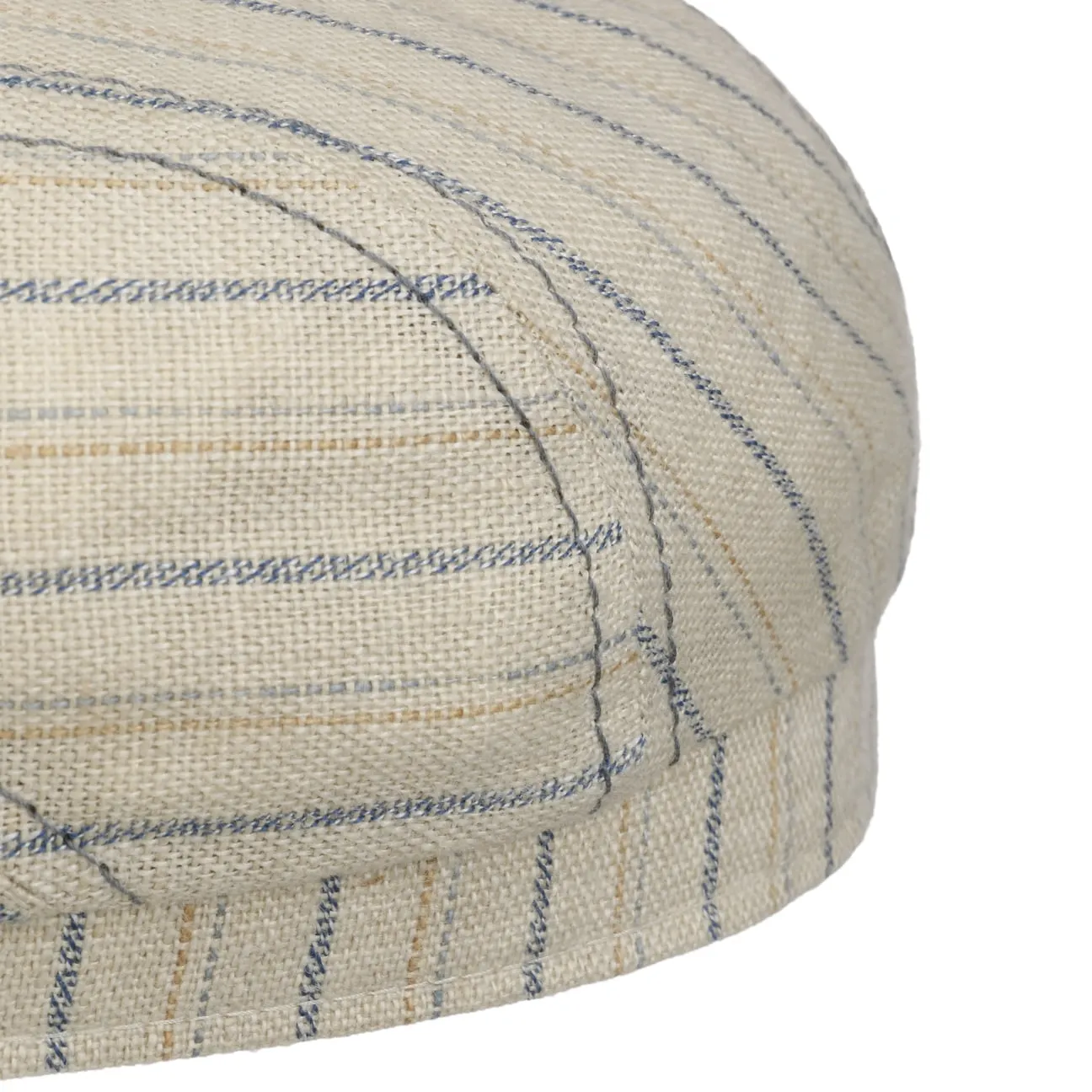 Ledford Driver Linen Flat Cap by Stetson