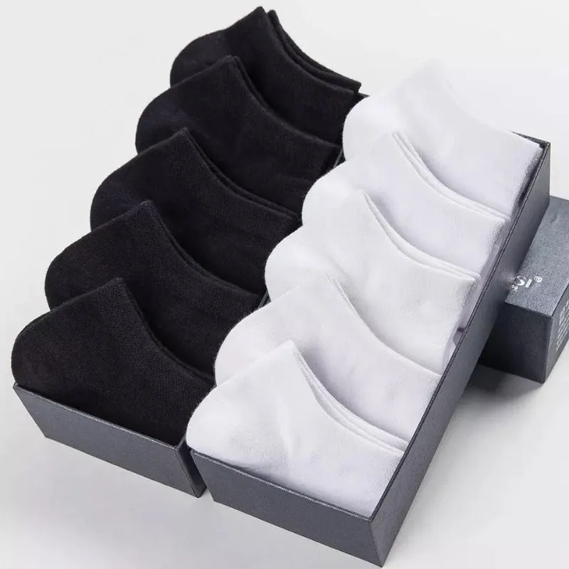 Low Cut Solid Breathable Sports Socks