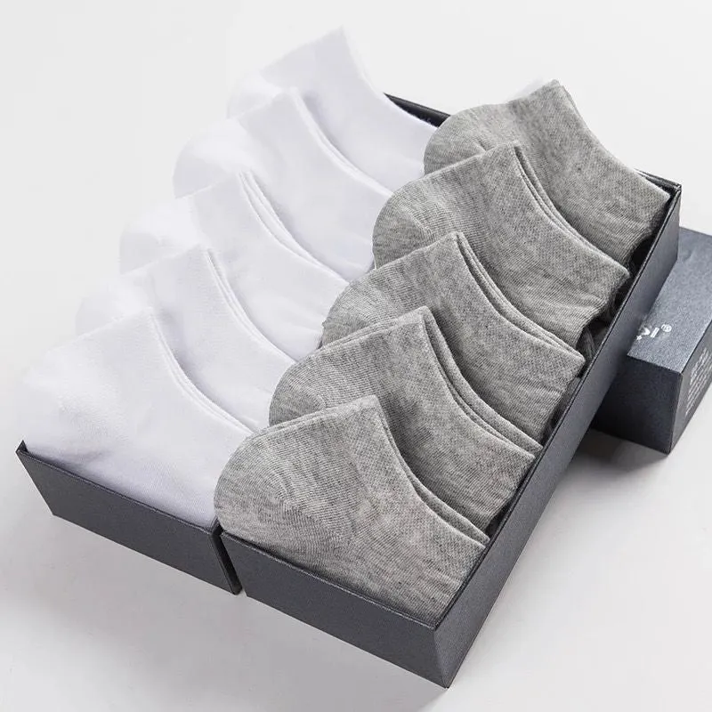 Low Cut Solid Breathable Sports Socks