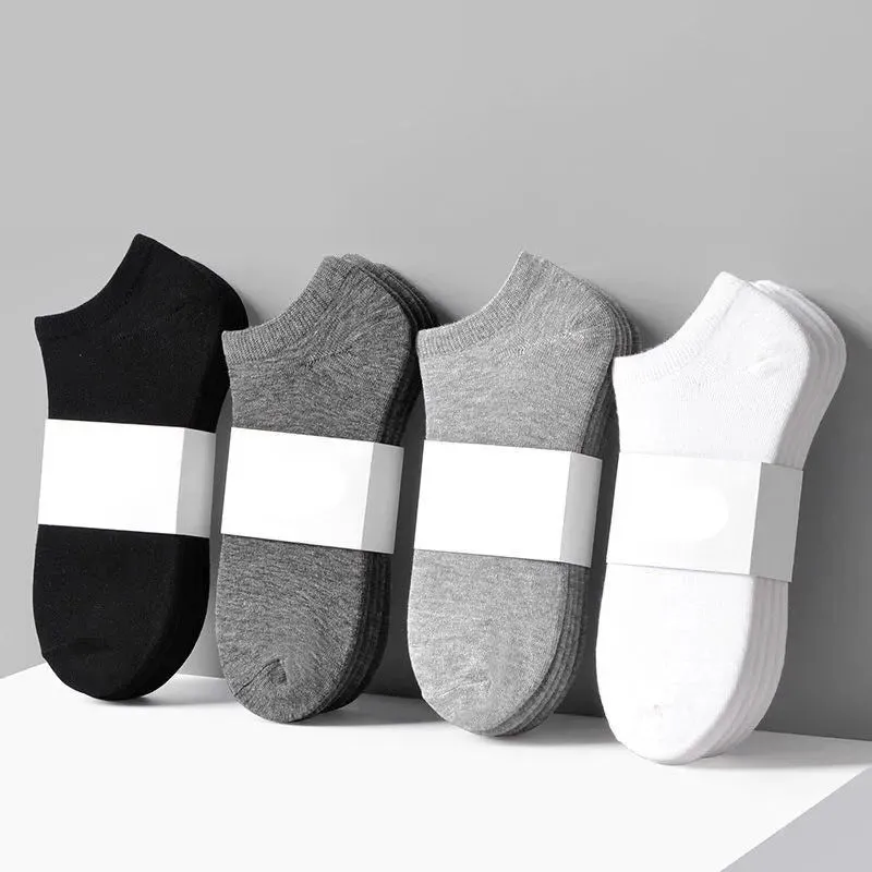 Low Cut Solid Breathable Sports Socks