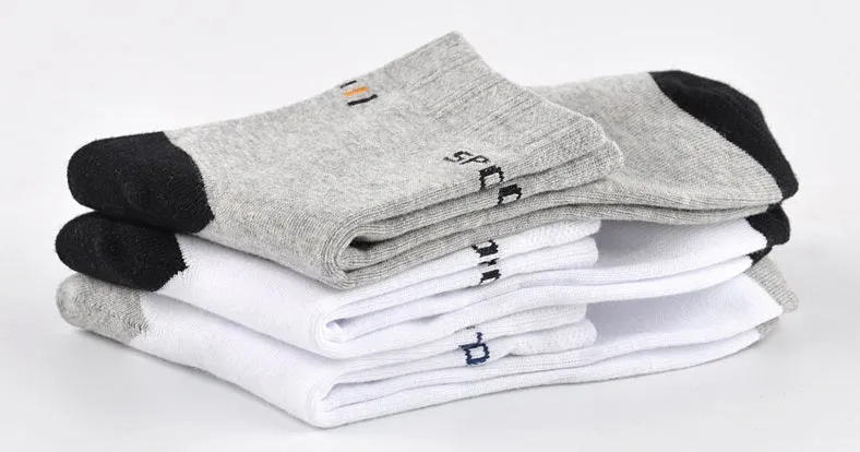 Men's Cotton Breathable Socks | 5 Pairs Set