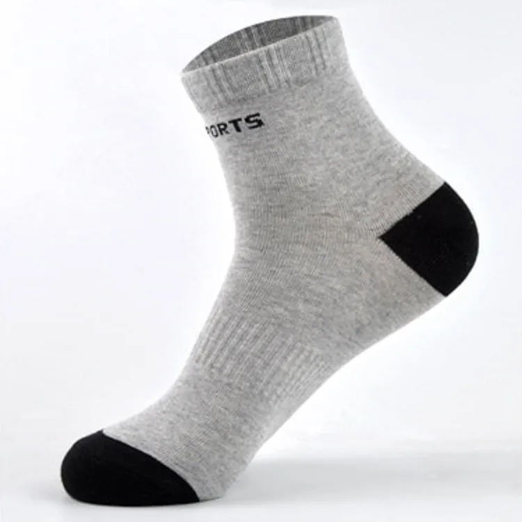 Men's Cotton Breathable Socks | 5 Pairs Set