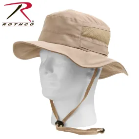 NEW khaki lightweight adjustable mesh boonie hat