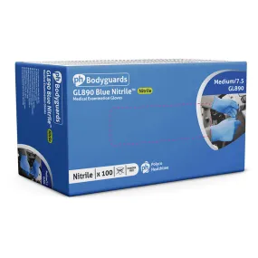 Polyco Bodyguards GL890 Medical Examination Nitrile Gloves - Pack of 100