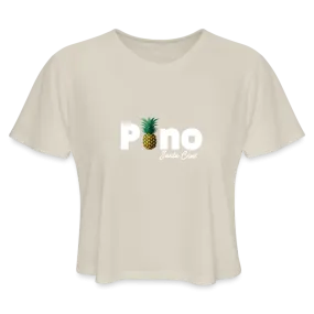 Pono Pineapple Crop Top Tee