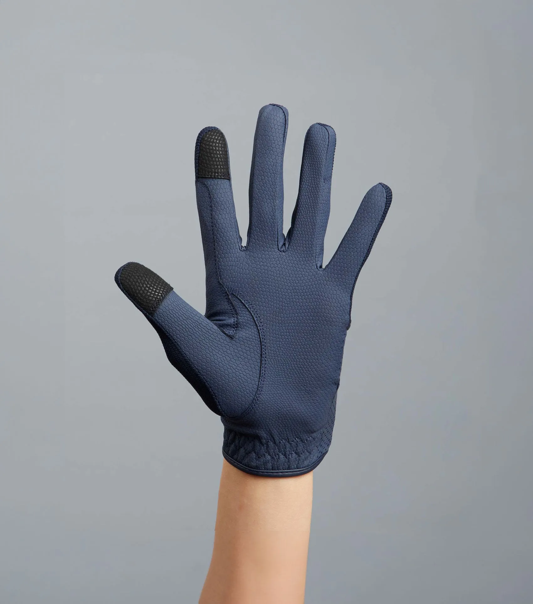 Presa Junior Mesh Riding Gloves Navy