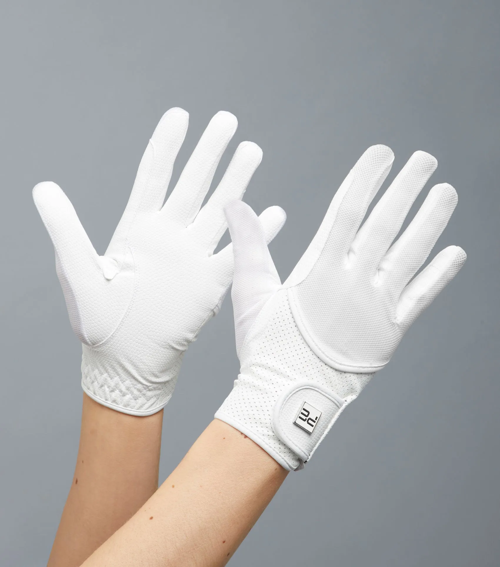 Presa Mesh Competition Riding Gloves White