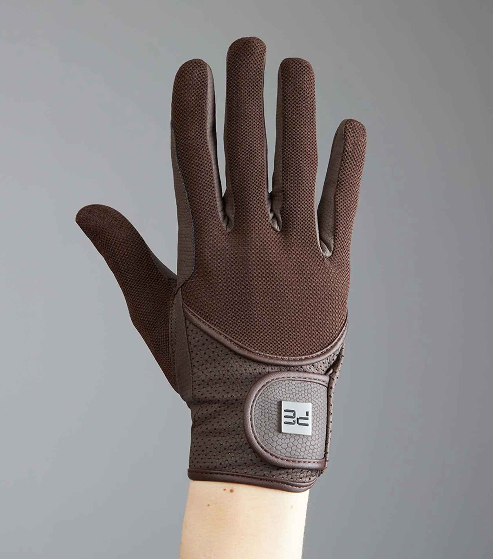 Presa Mesh Riding Gloves Brown