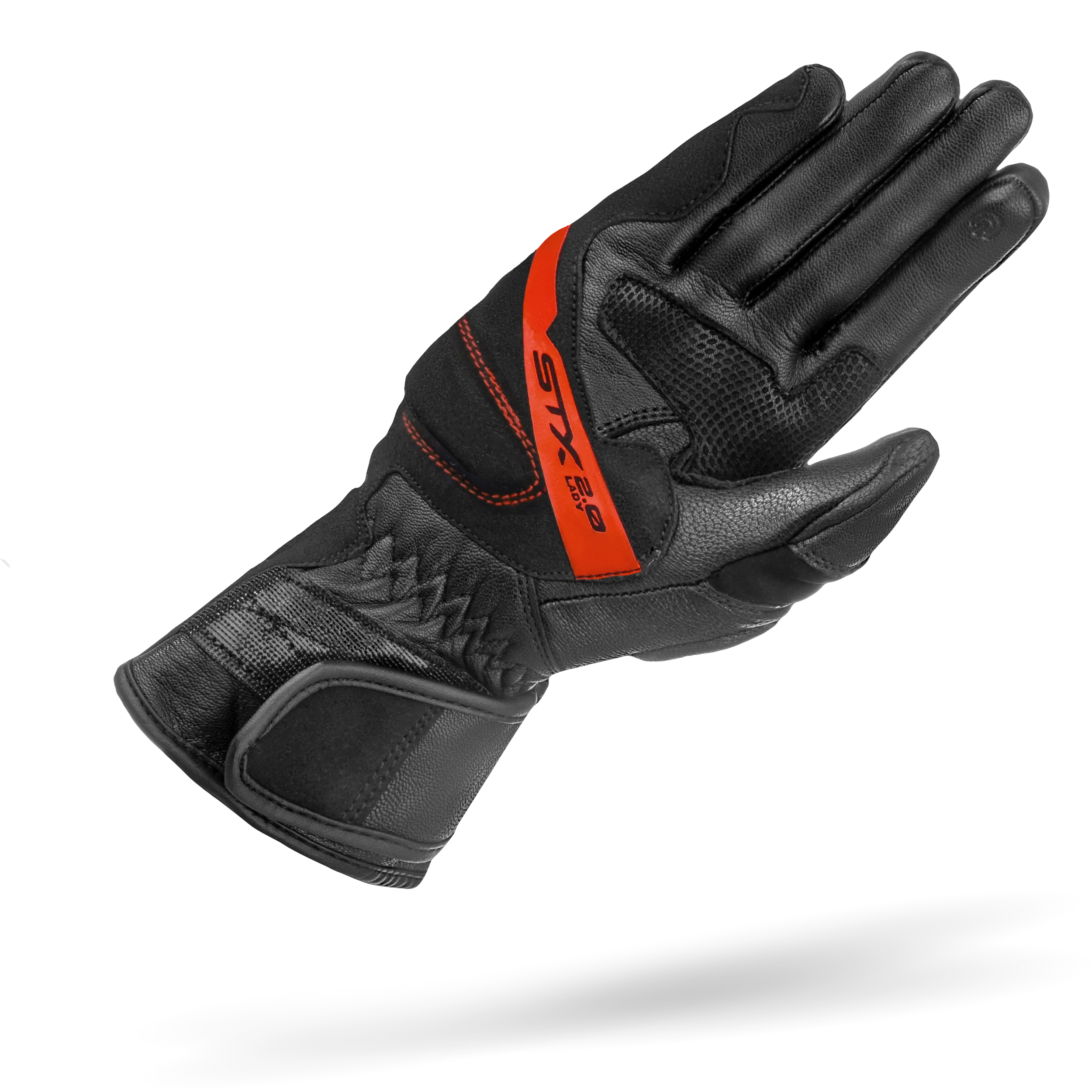 STX 2.0 LADY FLUO RED - Women's Motorcycle Gloves