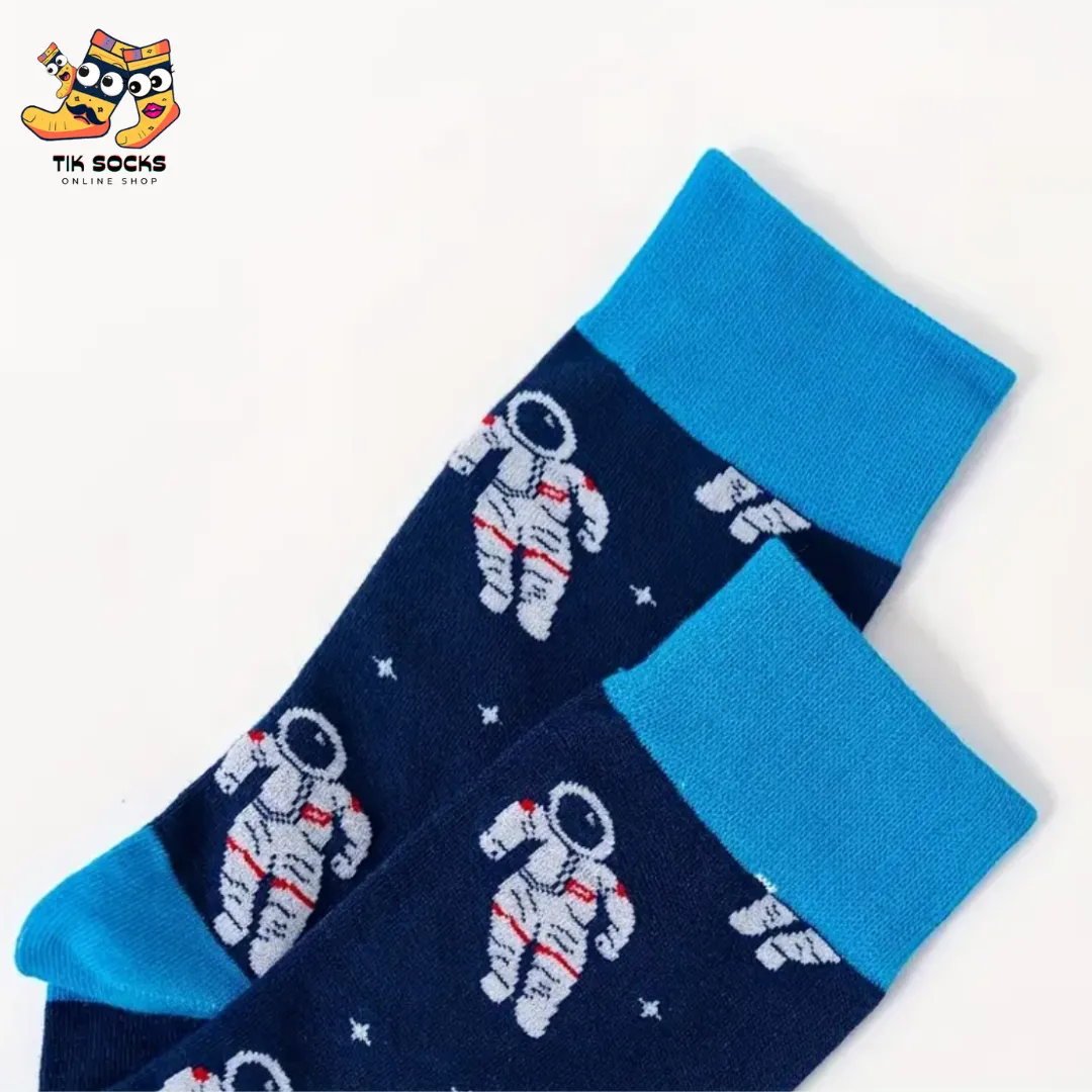 TikSocks|Fun Socks-Spaceman Socks III