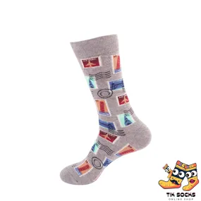 TikSocks|Fun Socks-Stamps Socks