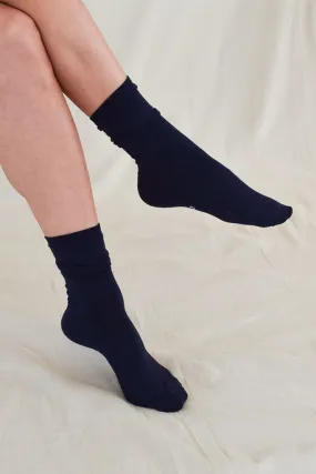 Women's Bamboo Business Socks 3 Pack - Navy